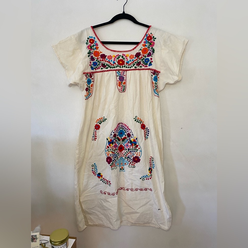 Hand Embroidered Dress from Mexico